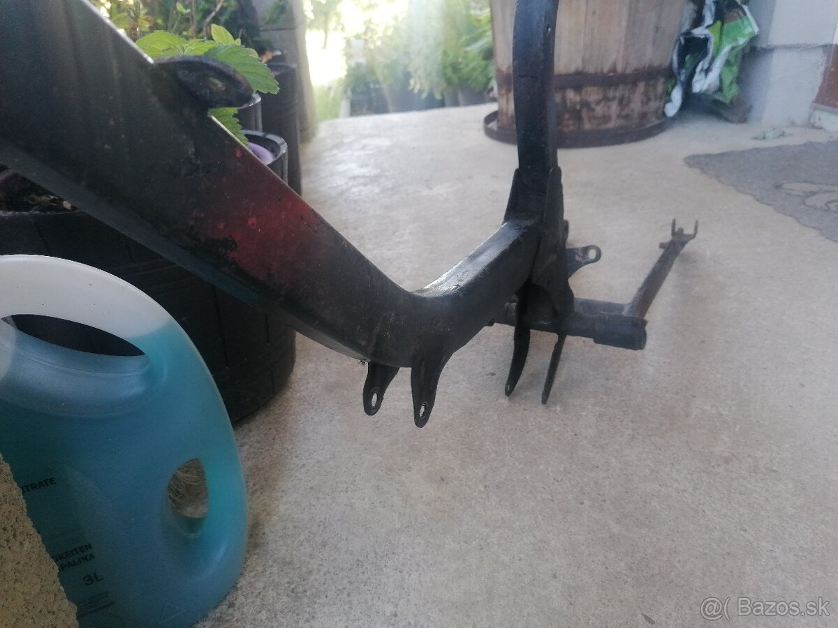 Predám rám so zadnou vidlicou na Jawa 23 mustang - 7