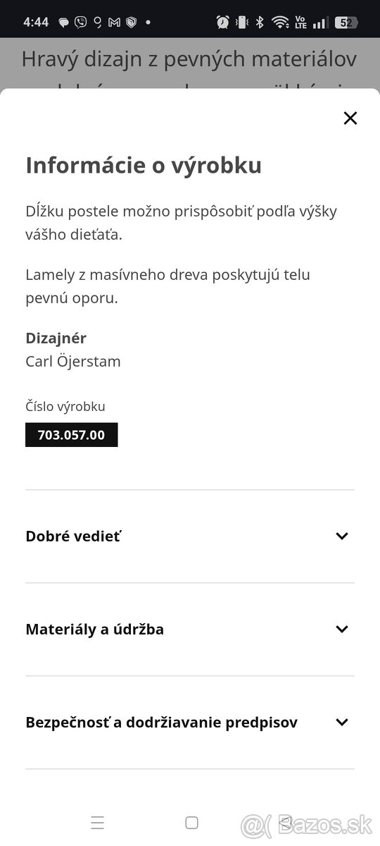Rastúca posteľ IKEA Busunge - 7