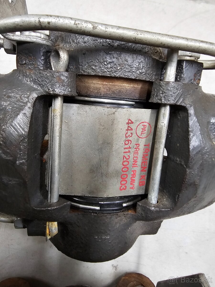 Strmeň brzd 2x.Škoda 120,105,orginál PAL uloženka - 7