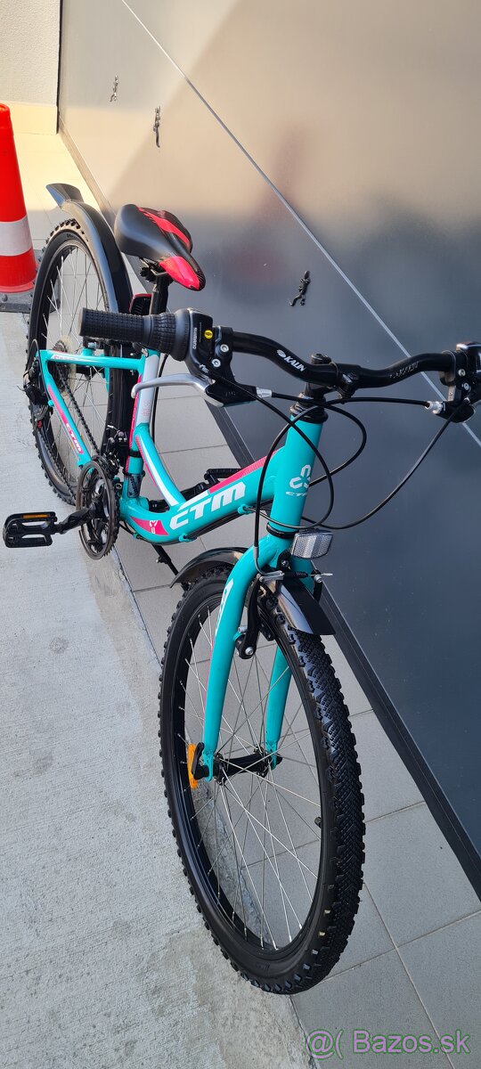 Bicykel Ctm 24" pinkgreen - 7