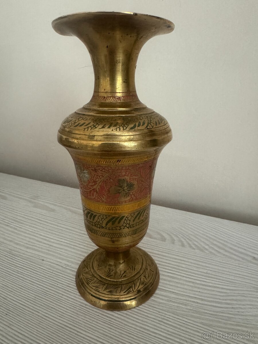 Mosadzne vázy - 2ks - 7