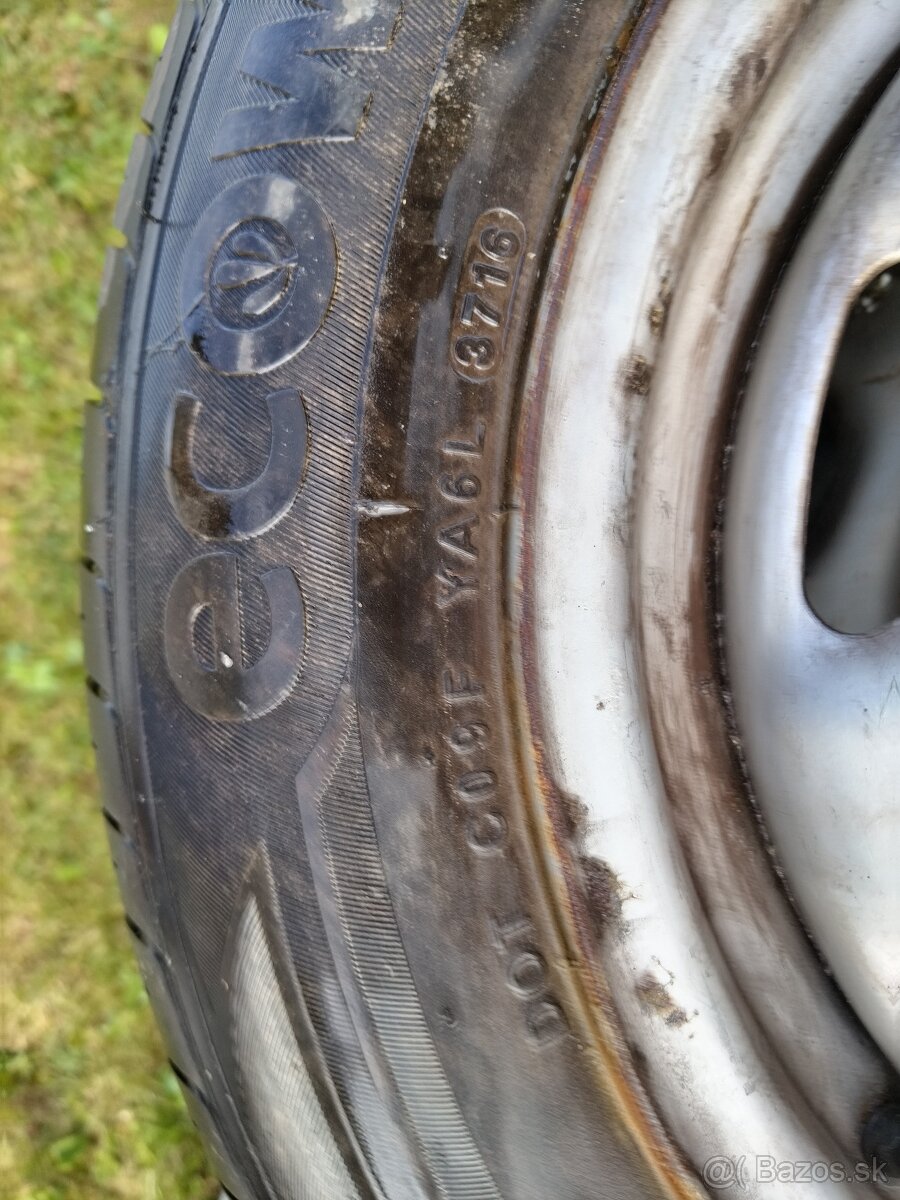 Letné pneu+plech disky 175/65 R14 82T KUMHO - 7
