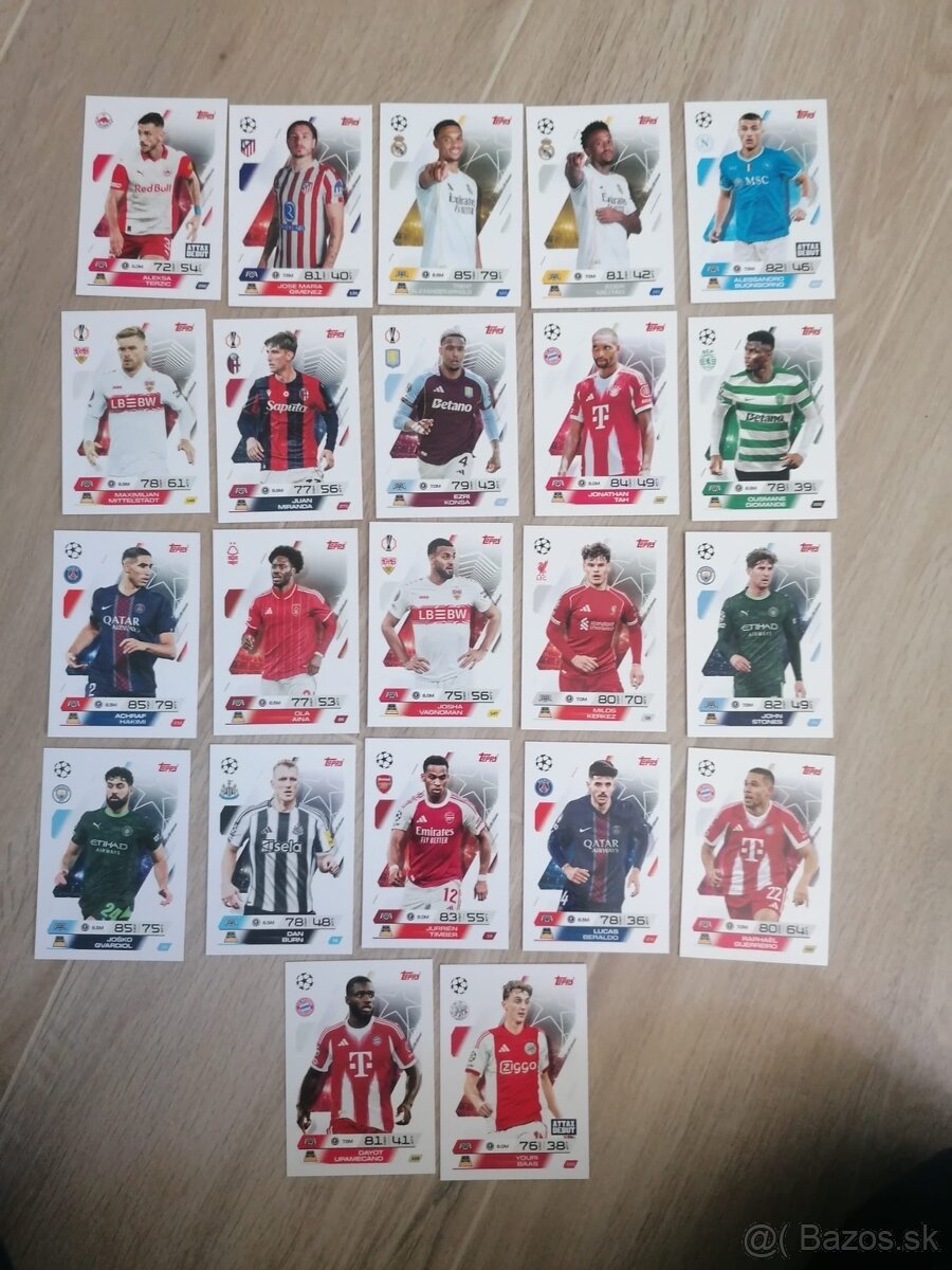 Futbalové kartičky Topps match attax - 7