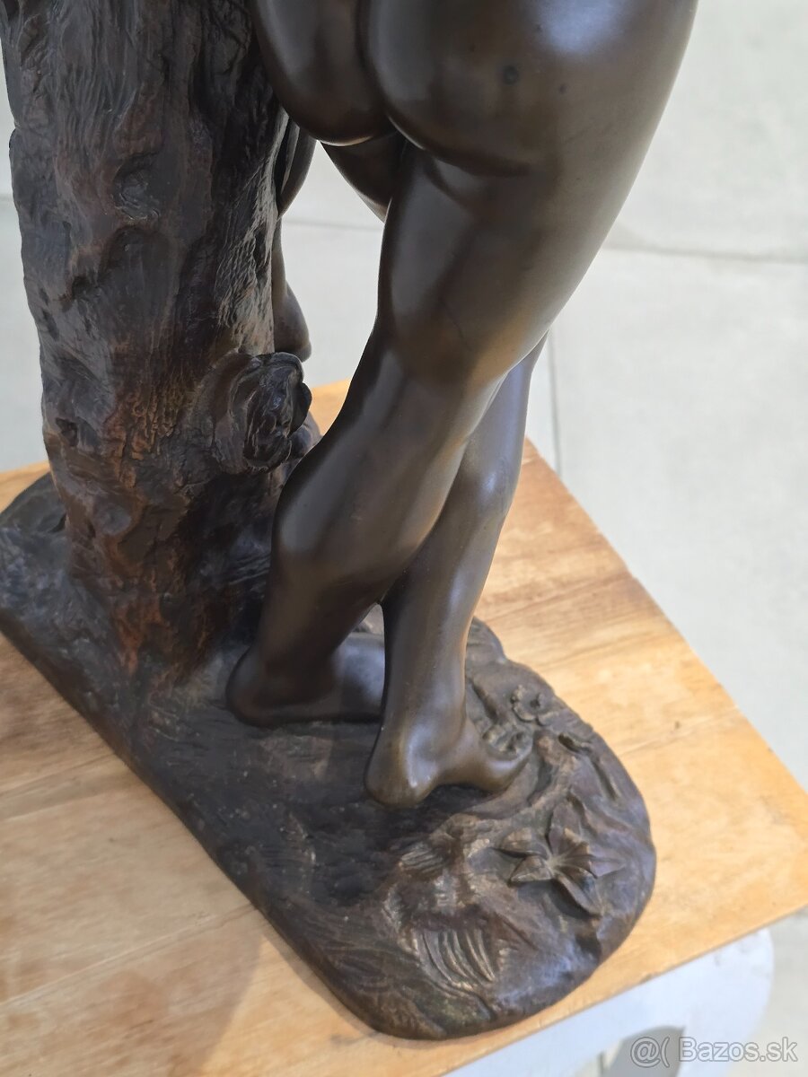 Starožitna bronzová socha 53cm - 7