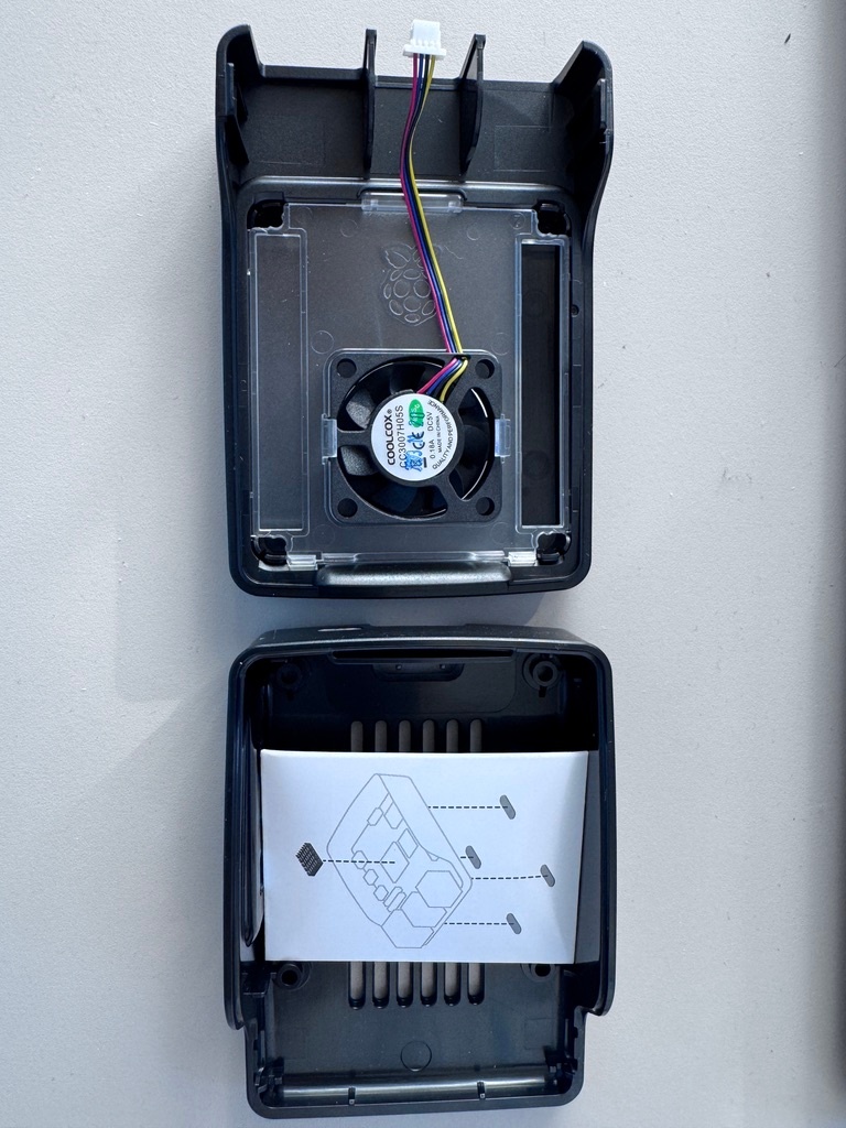 ➡️ Raspberry Pi 5 – originálny kryt / case (čierny, biely) - 7
