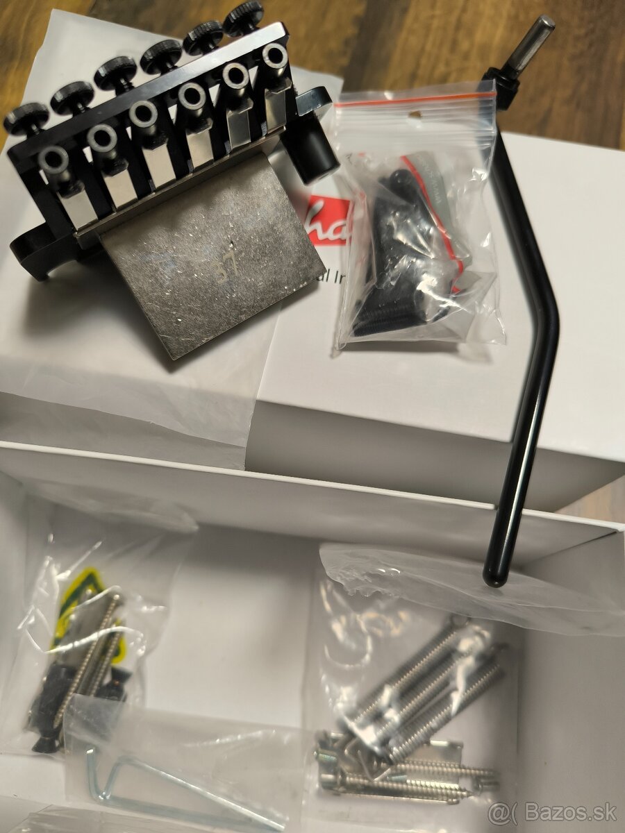 Predam novy floyd rose Schaller v čiernej farbe.Kompletne ba - 7