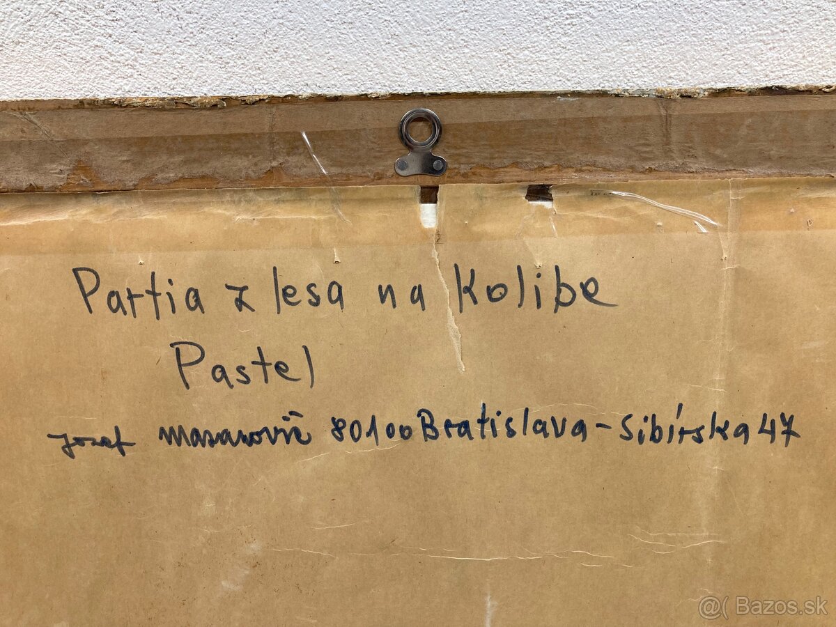 Predám obraz: Masarovič Jozef - Partia z lesa na kolibe - 7