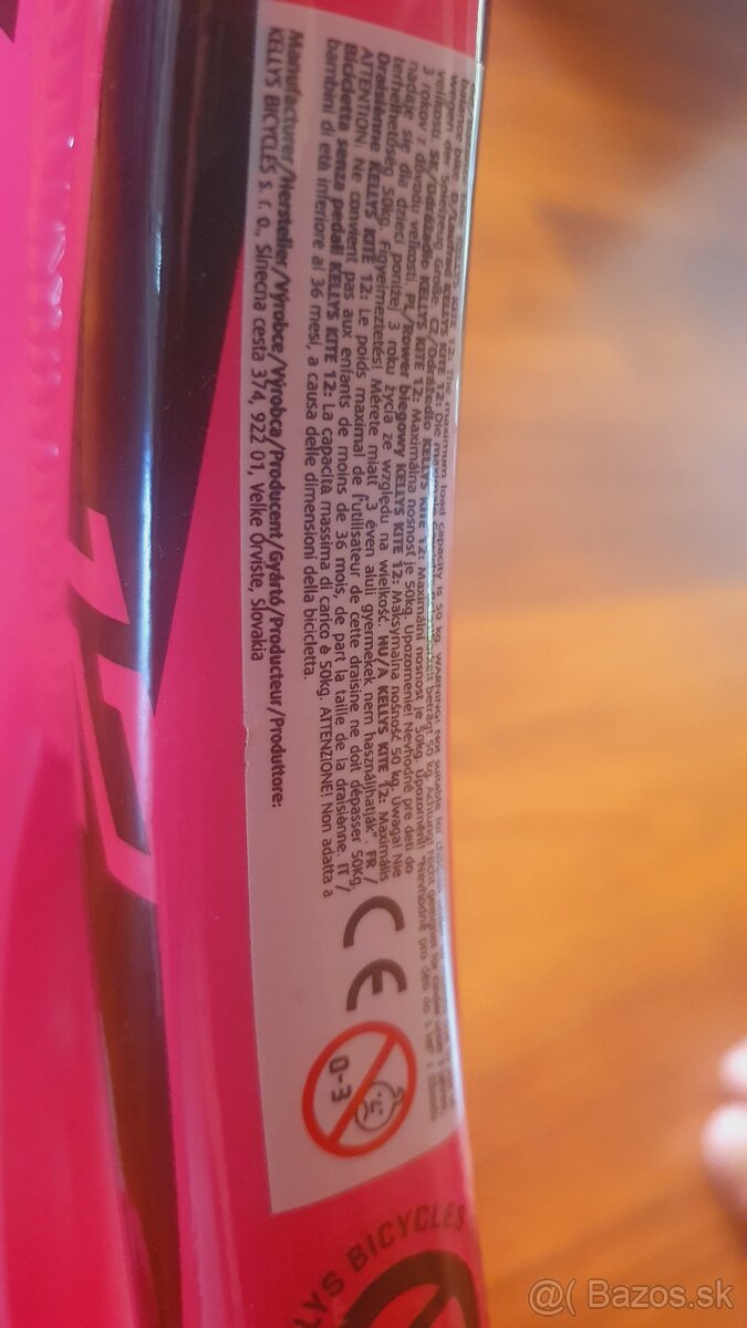 Odrážadlo KELLYS PINK - 7