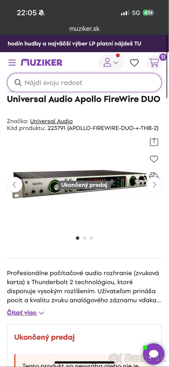Universal audio apollo FireWire DUO (thunderbolt 3) - 7
