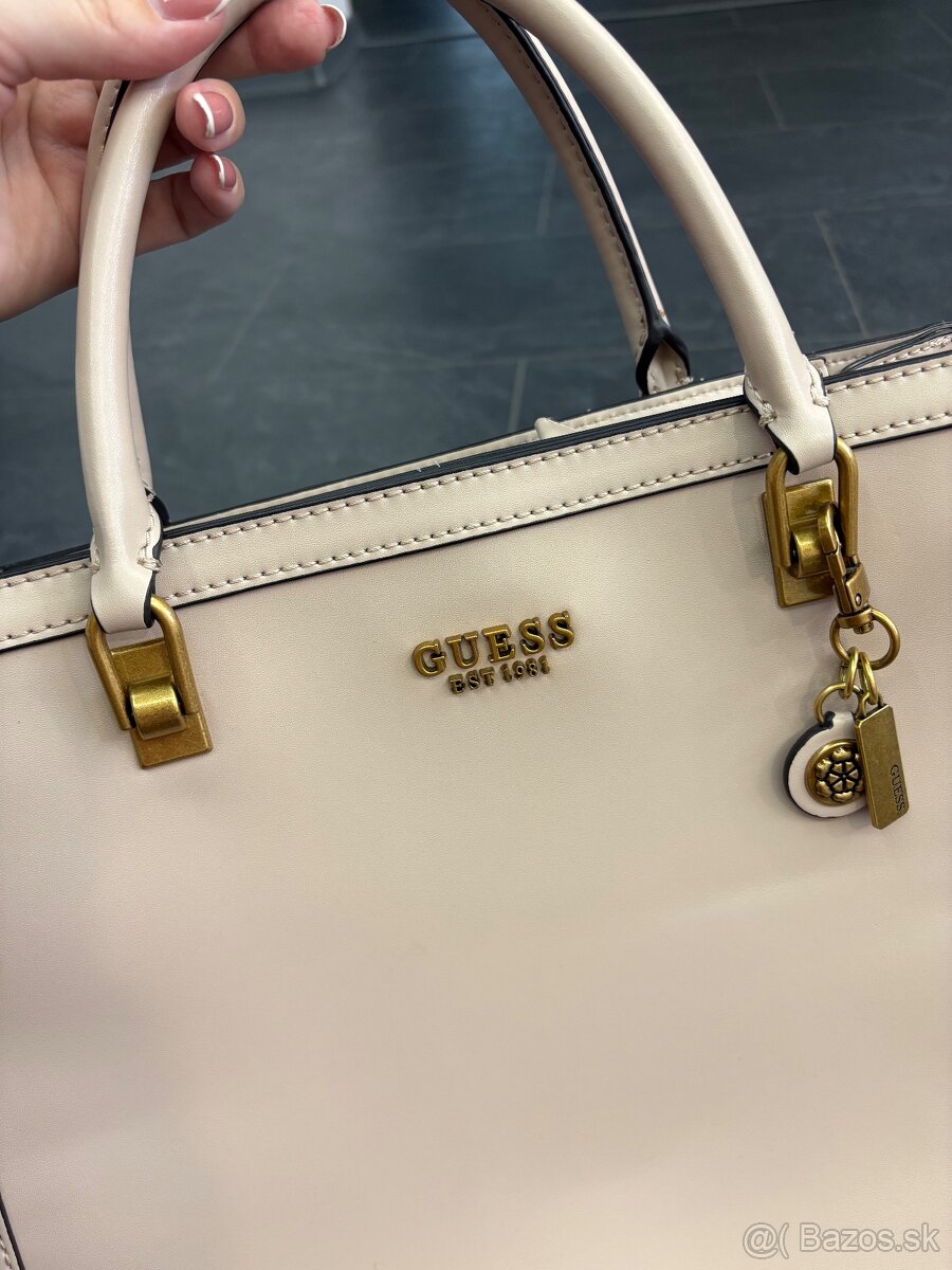 Kabelka Guess bežová - 7