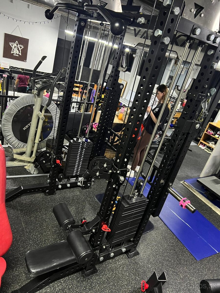 half rack+multipress+vrchná,spodná kladka +križove kladky - 7