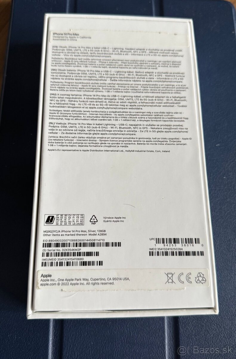 Apple iphone 14pro Max 128GB strieborny - 7