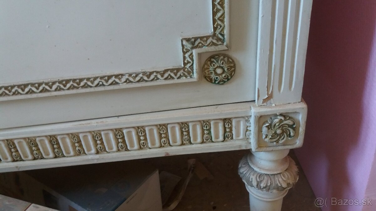 štýlová komoda a vitrína Ľudovít XVI. - 7