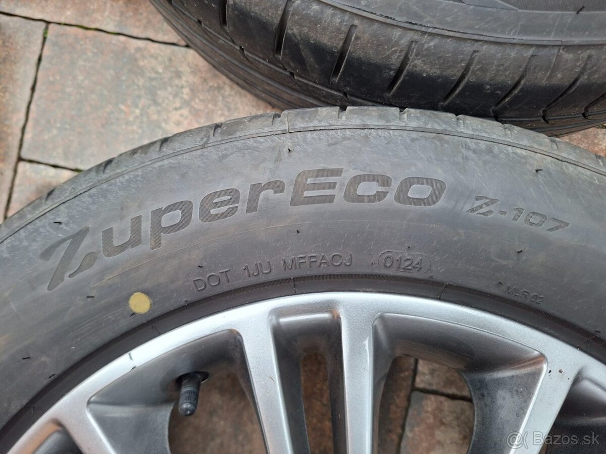 Originálne hliníkové disky Ford R17, 5x108 - 7