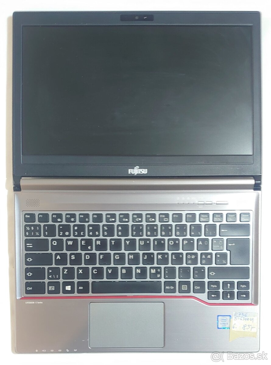 Fujitsu Lifebook E736, i5-6300U - 7