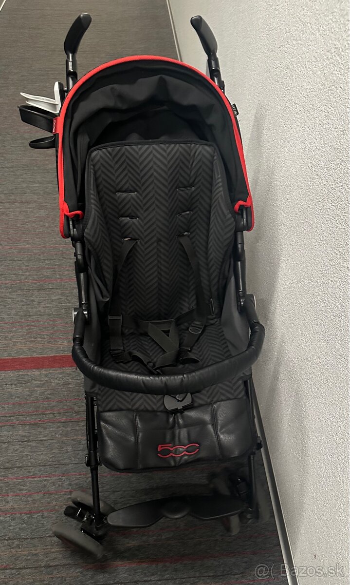 Predam PegPerego cestovny kočík čierny - 7