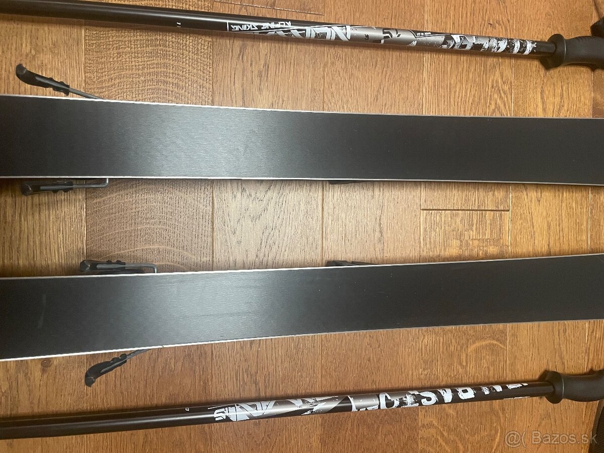 Predám zánovné juniorské lyže 150cm - 7