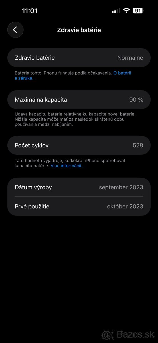 Apple iPhone 15 Pro Max 256GB Blue Titanium - 7