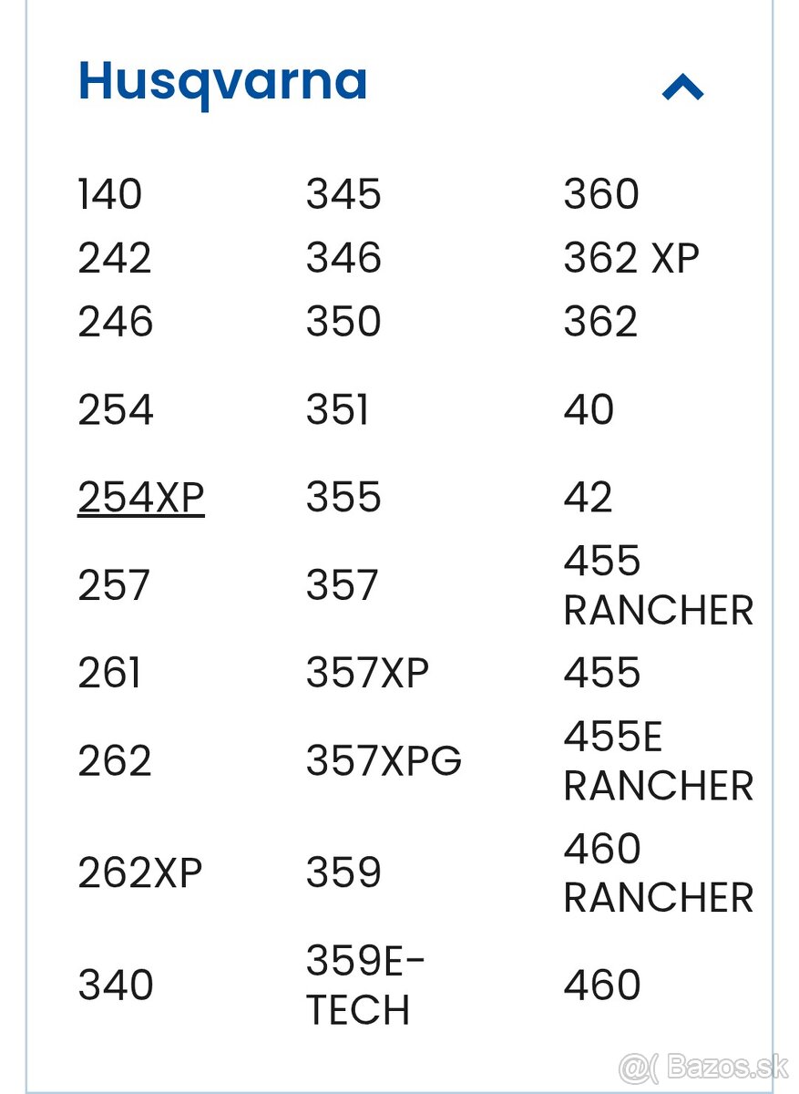 predam nove listy na motorovú pilu - 7