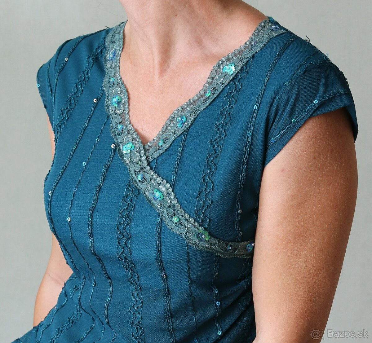 Spoločenské tričko-top veľ. S - 7