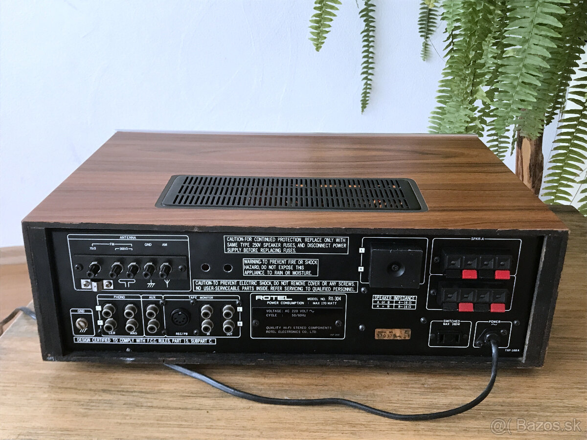 Vintage Stereo Receiver Rotel RX-304 - 7