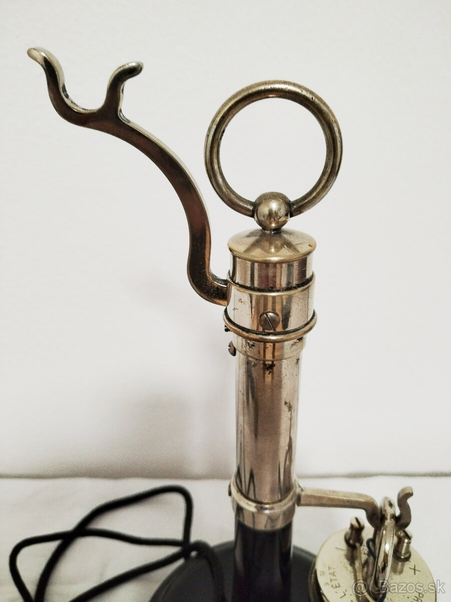 starožitný telefón Dunyach et Leclerc - 7