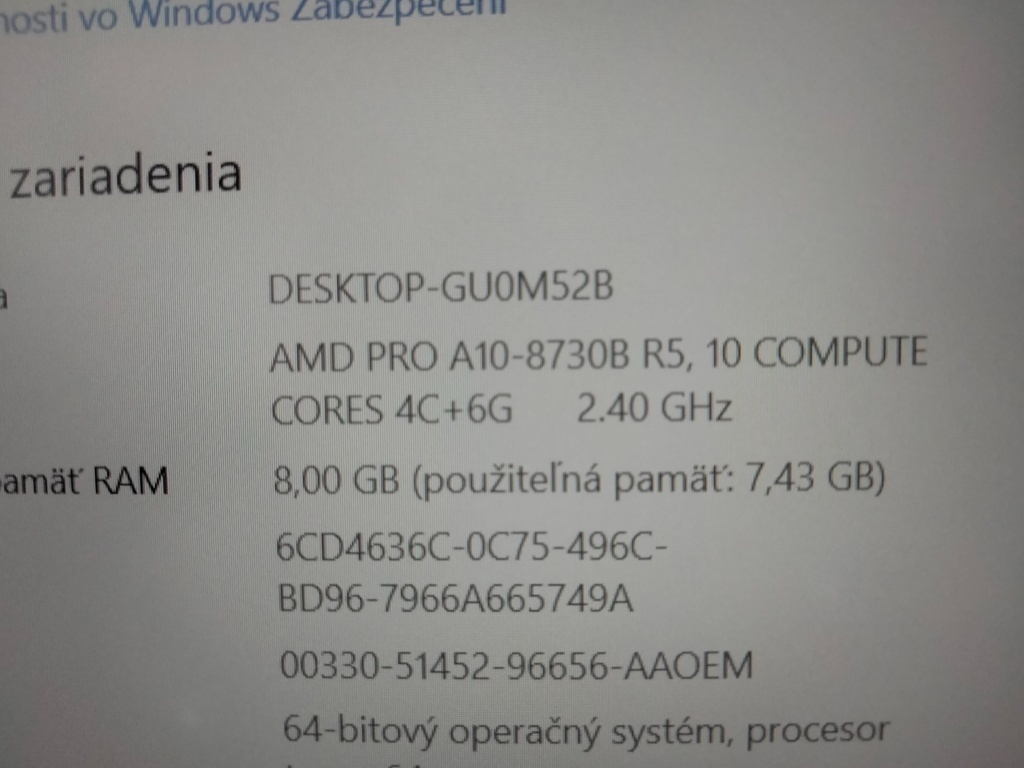 12" HP elitebook / 4-jadrový procesor / 8gb ram /256gb ssd/ - 7