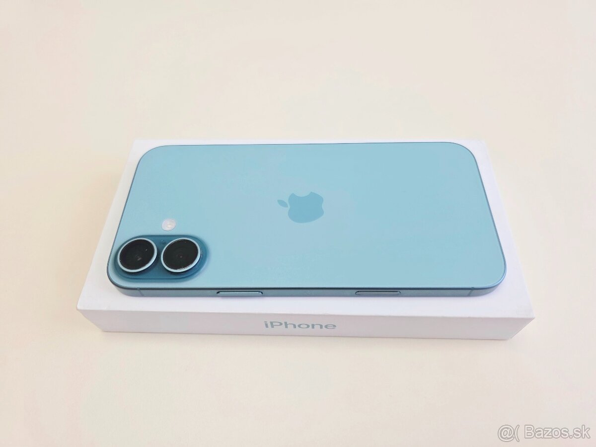 Apple iPHONE 16 PLUS TEAL 128GB,BATERKA 92% - 7
