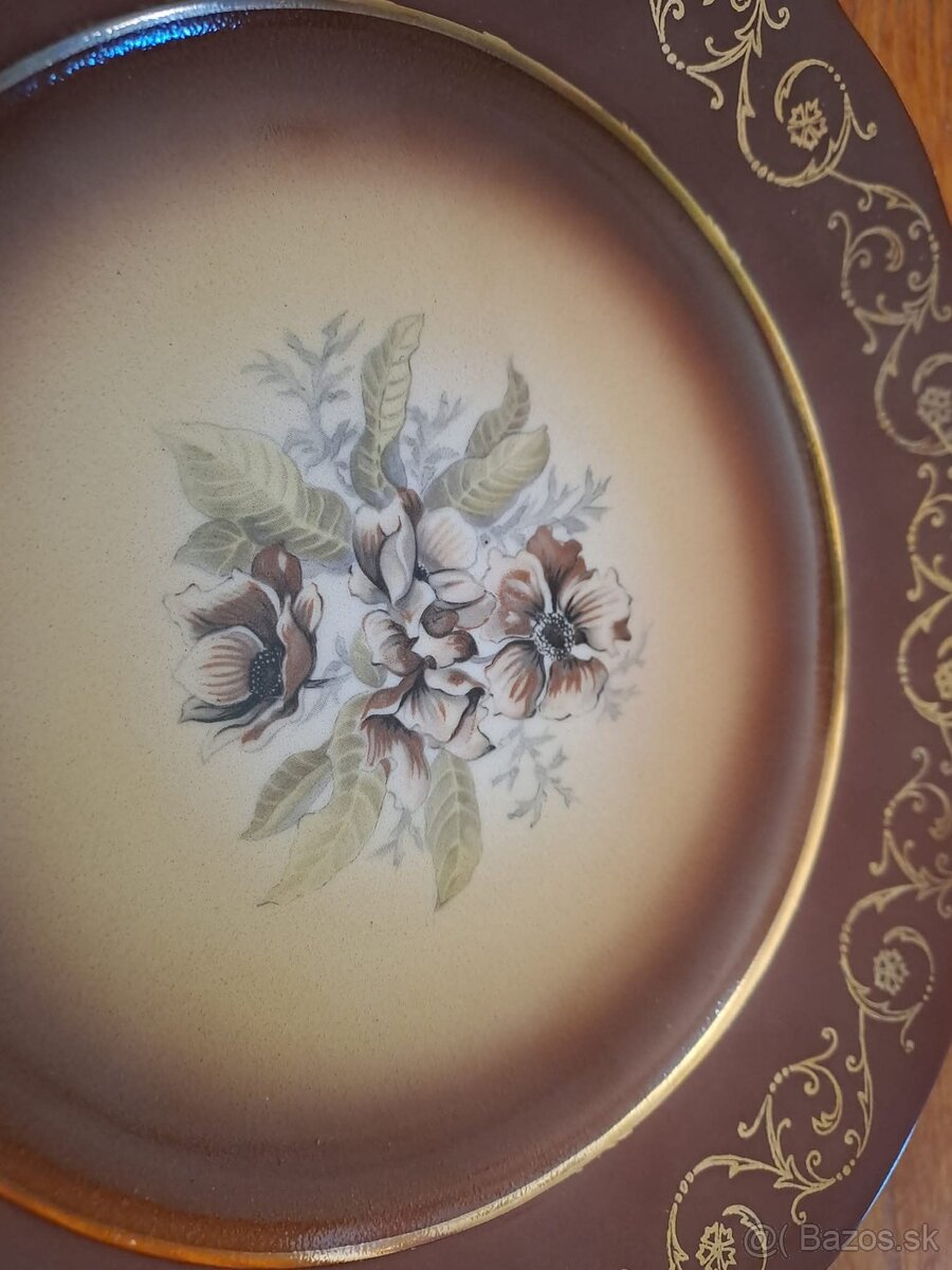 2x Ozdobné talíře, značeno, Porcelánka Moritz Zdekauer - 7