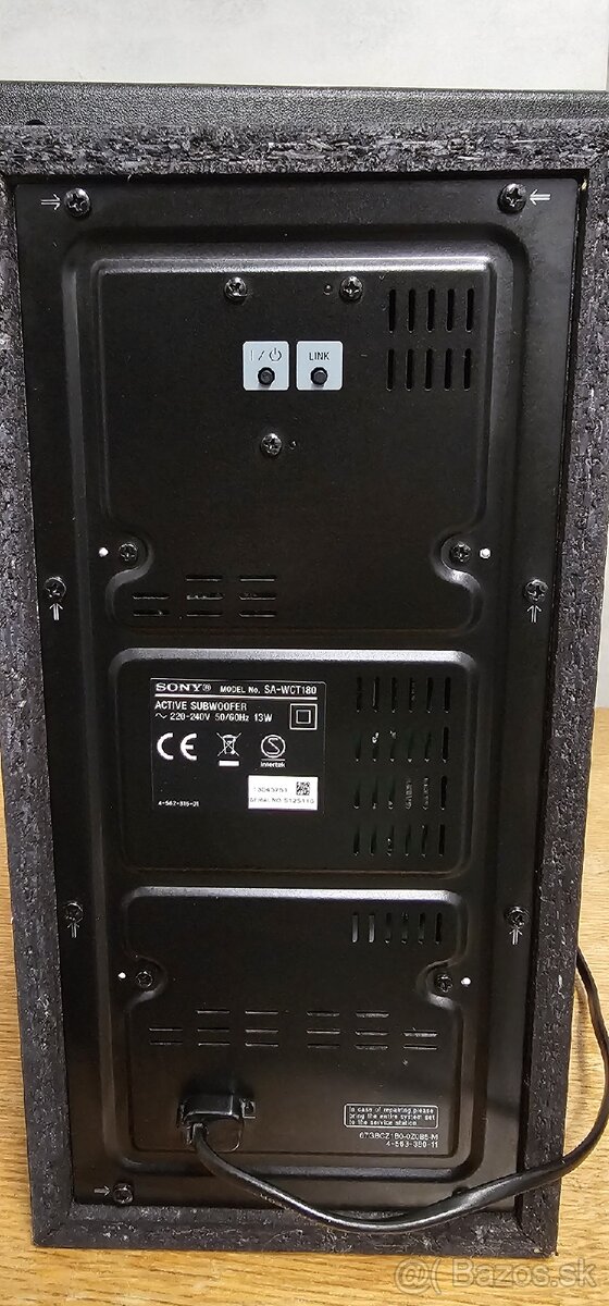 Soundbar SONY HT-CT180 (100W, Bluetooth, NFC)
- 7