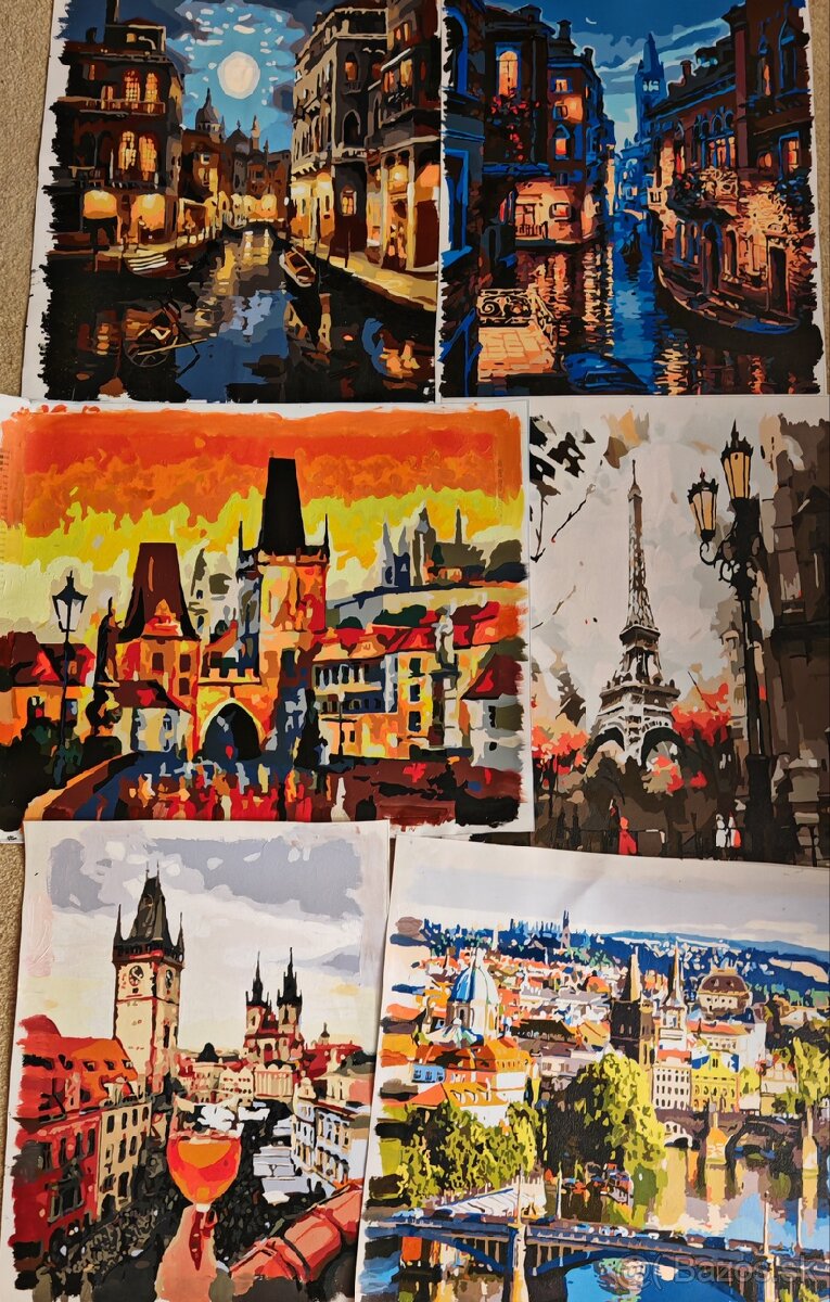 Mix ručne maľovaných obrazov - 7