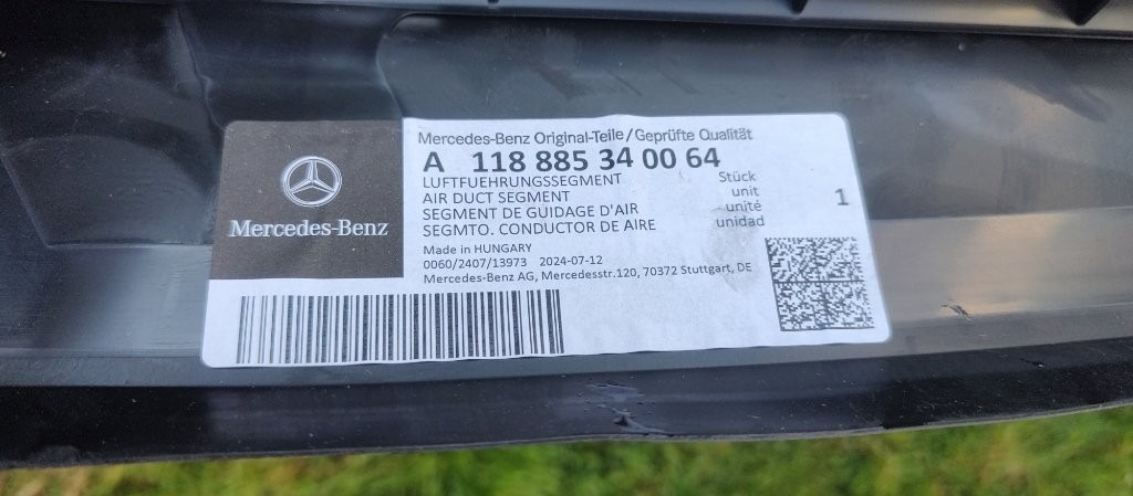 Mercedes CLA W118 C118 A118 118 - nasavanie sanie celo čelo - 7