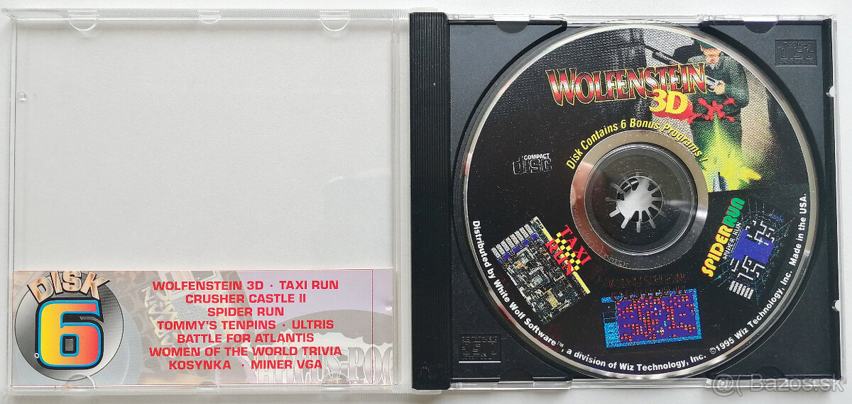 PREDÁM 8 CD WHITE WOLF SOFT. USA 1995 SHAREWARE - 7