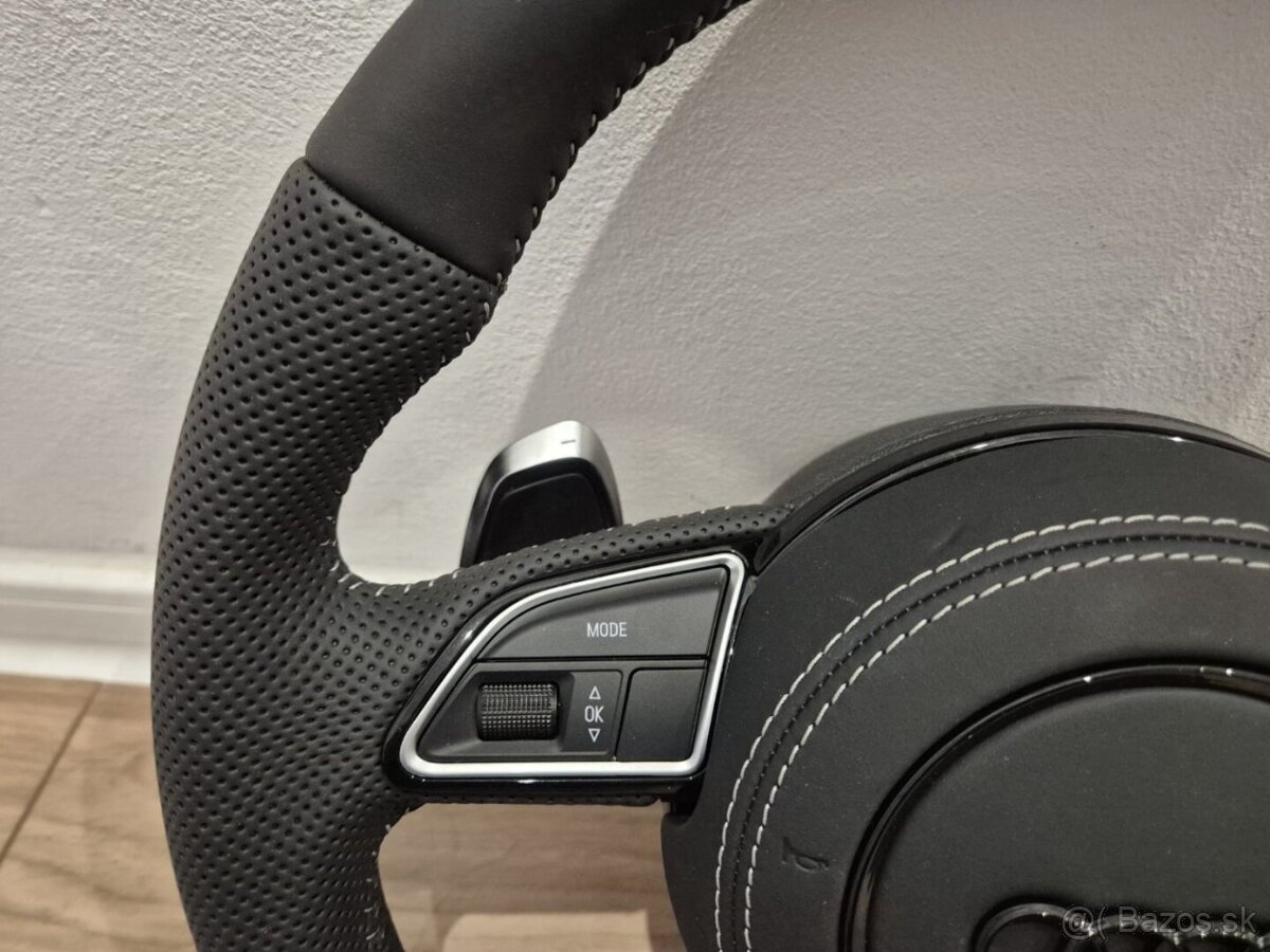 VOLANT AUDI KOŽENÝ MULTIFUNKCNY + s AIRBAGOM - 7