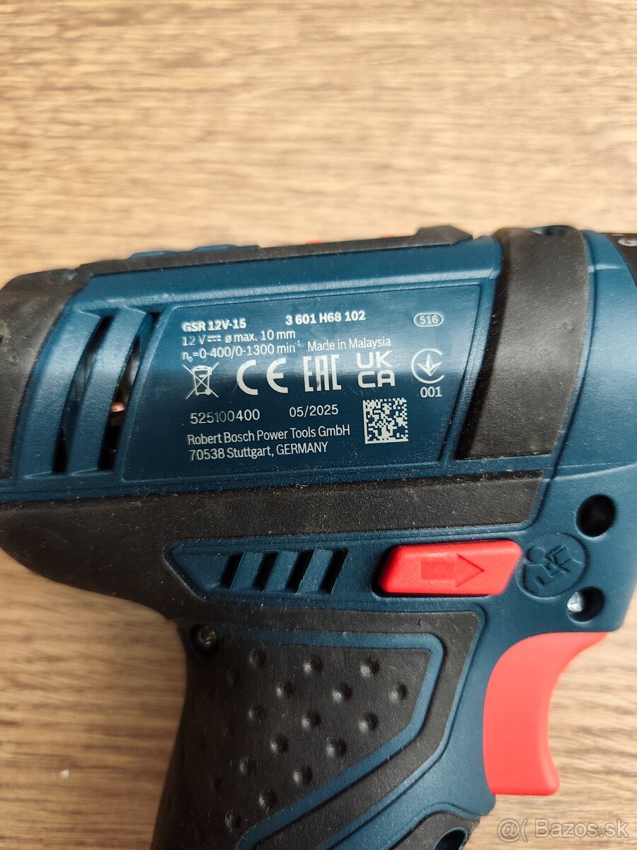 vŕtací skrutkovač Bosch GSR 12V-15 - 7