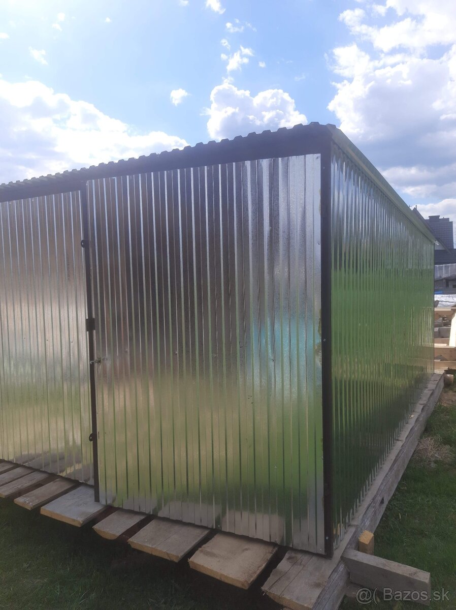 Plechová garáž 3x5m najvýhodnejšia - 7