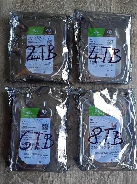 Externý HDD Seagate 8 / 6 / 4 / 2 TB Barracuda - nepoužité - 7