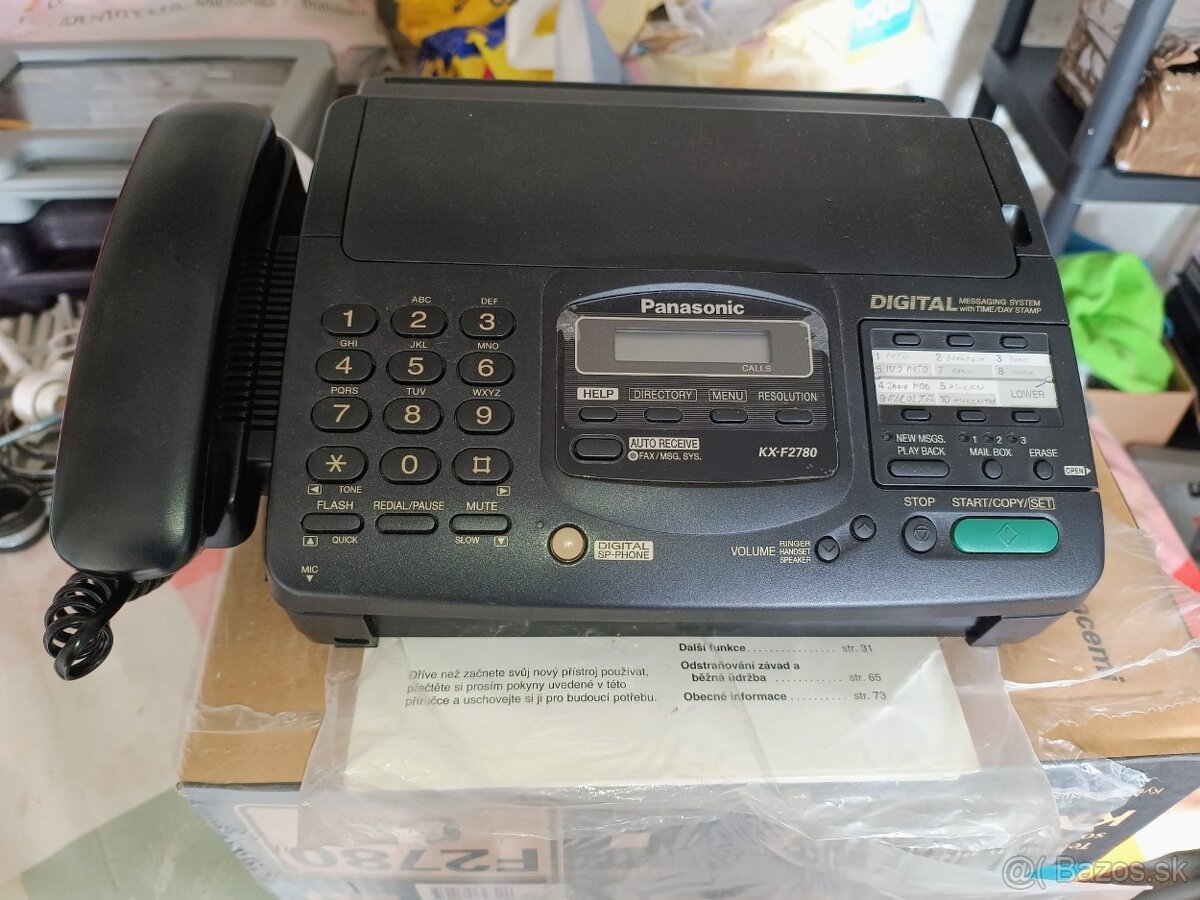 predám fax + kopírka - 7