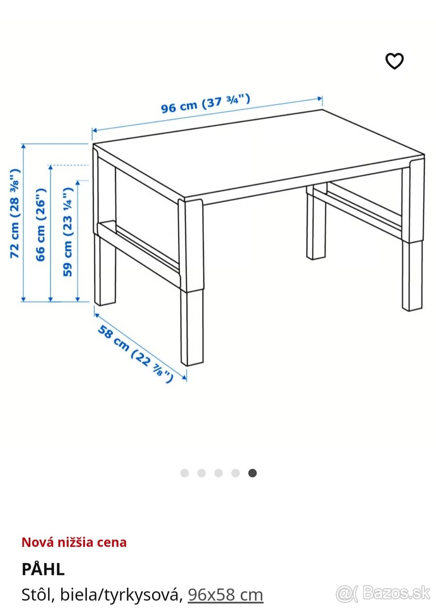 Detsky nastavitelny pisaci stol a nastavitelna stolicka - 7