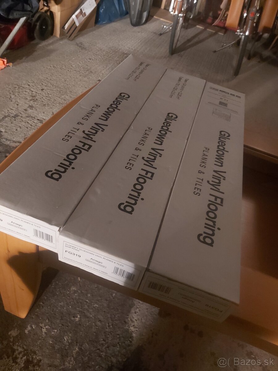 Lepený vynil 6,75 m2, 2ks lamelio dekorácie - 7