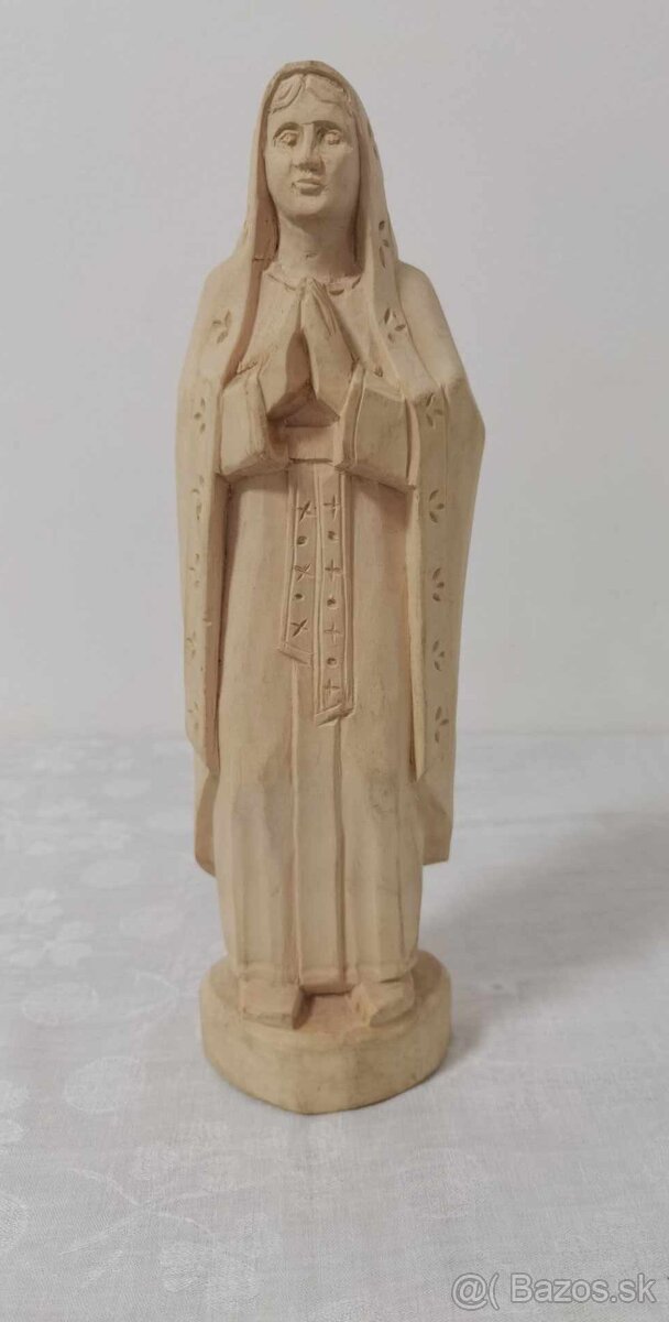 Drevena socha Panan Maria rucna praca - 7