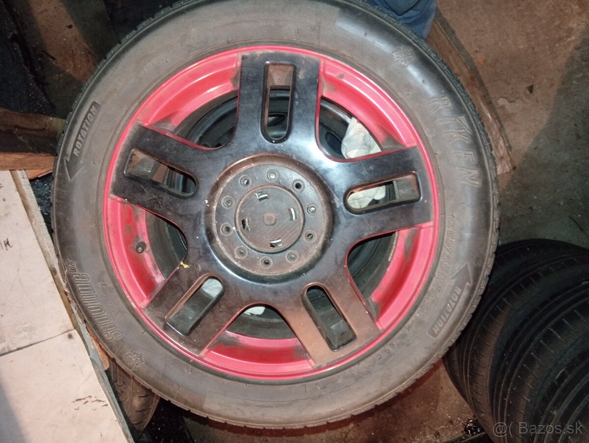 Predám hliníkové disky 5x100 R16 - 7