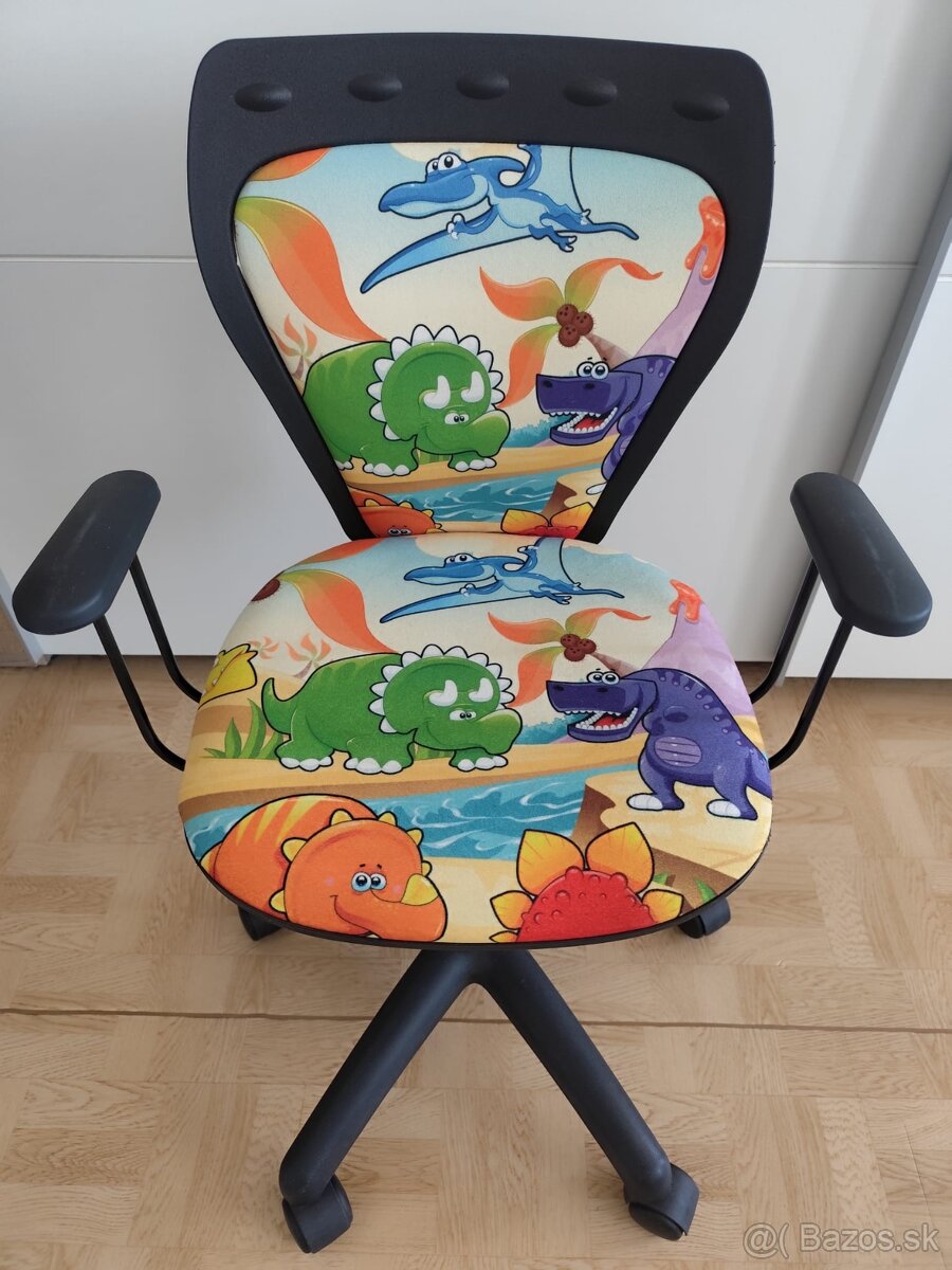 Detská otočná stolička Dino - 7