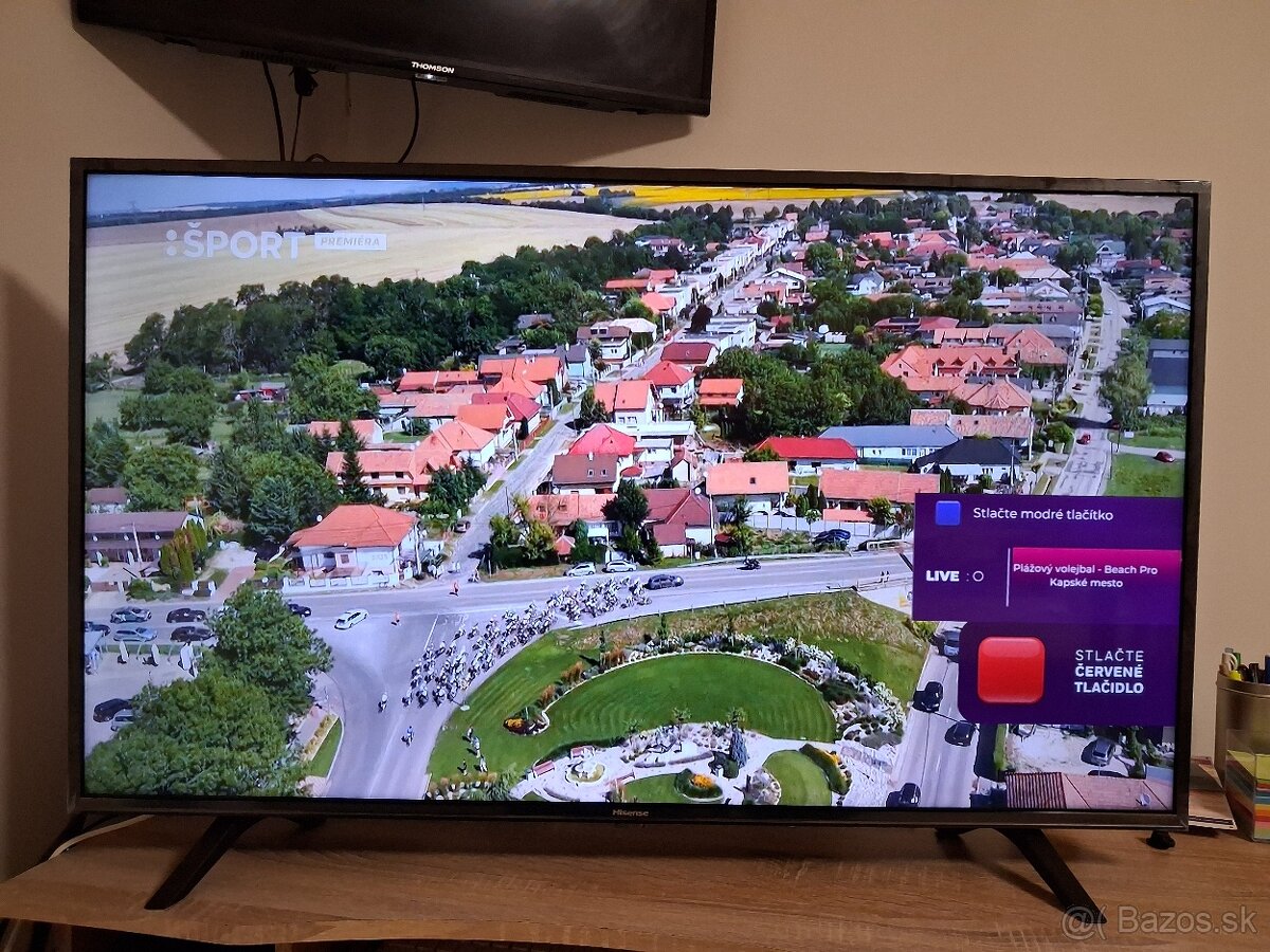 Predám 4K UHD SMART TV HISENSE 43B7100 - 7