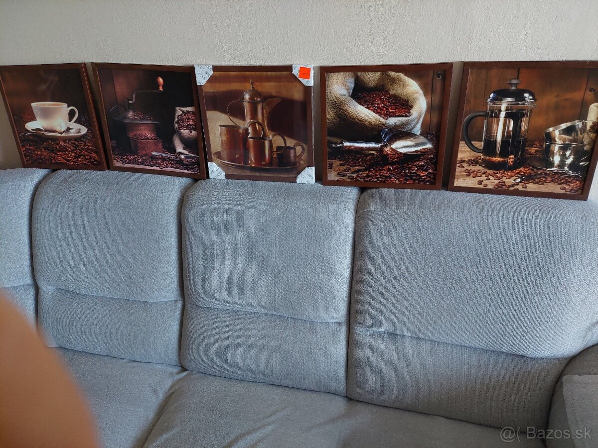 Obrazy s motívom kávy 5x - 7