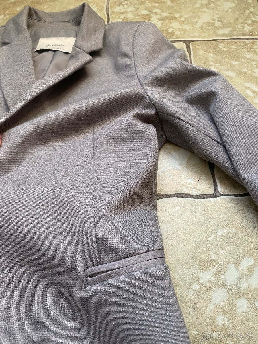 Sivé sako Stradivarius - 7