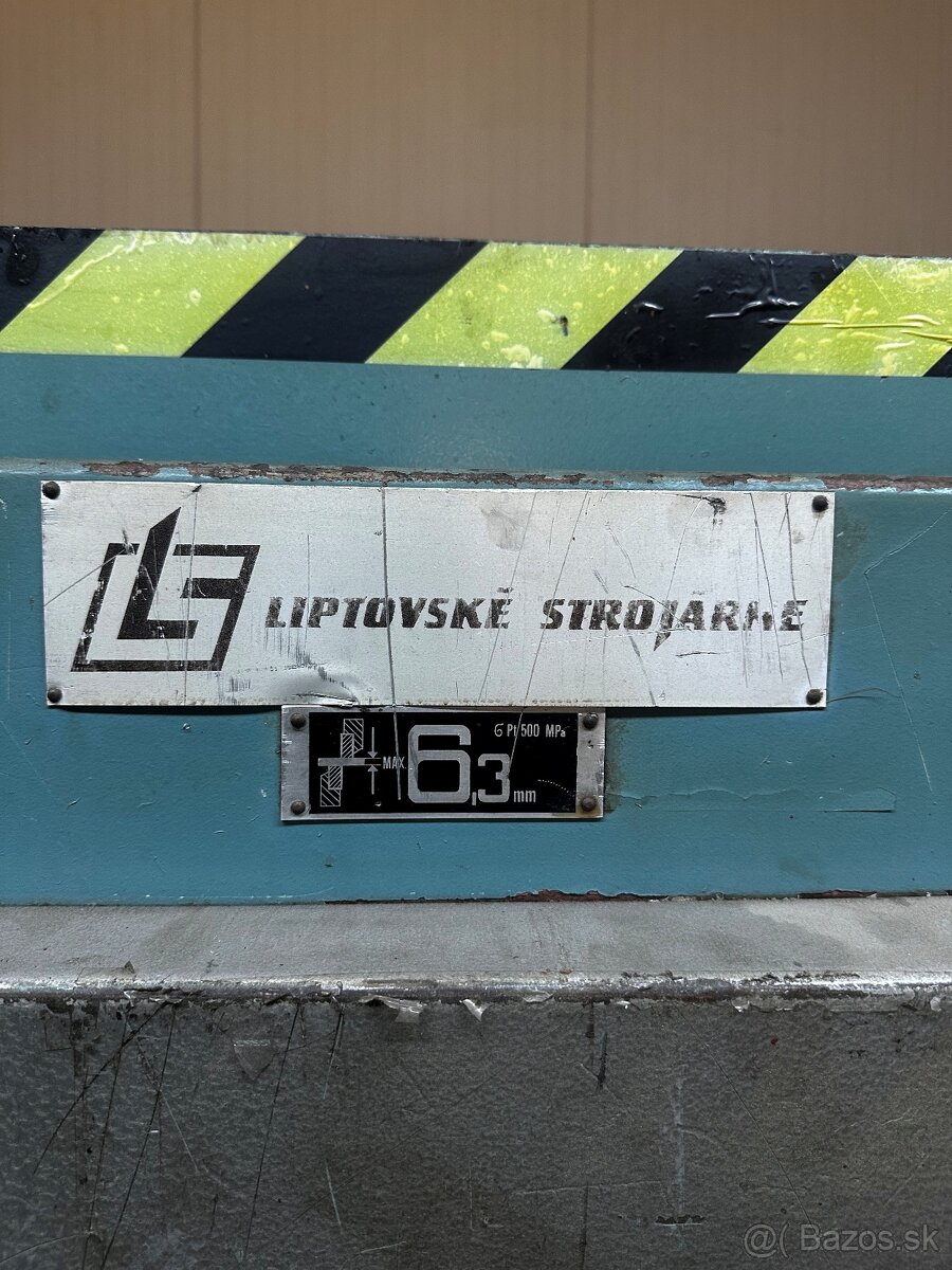 Tabuľové nožnice NTE 2000/6,3 - 7