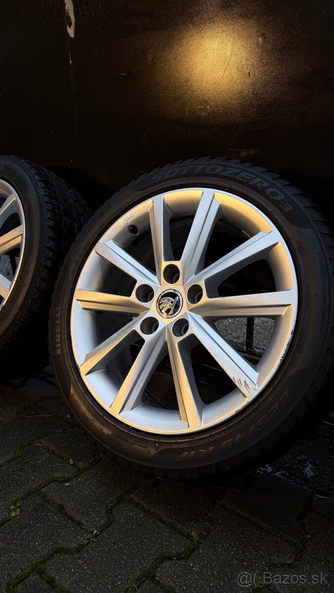 Alu disky Škoda 17" palcové Elegance - 7