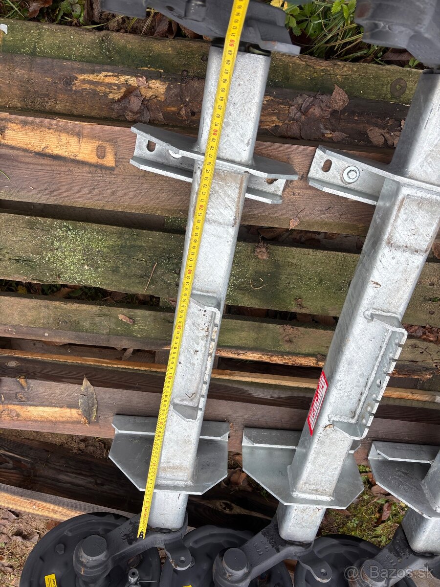 Náprava KNOTT 1800kg, 5x112 - 7