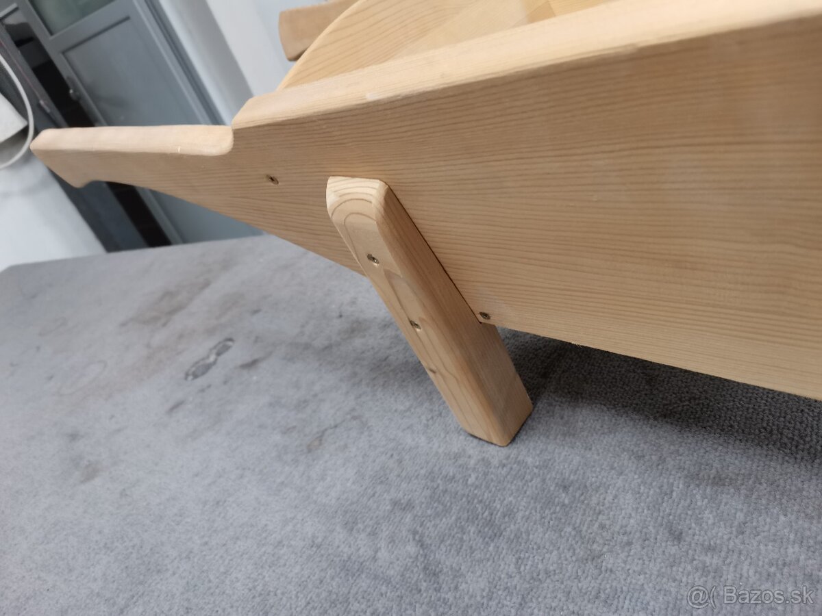 Drevený furik/tragač. Zahradny - 7